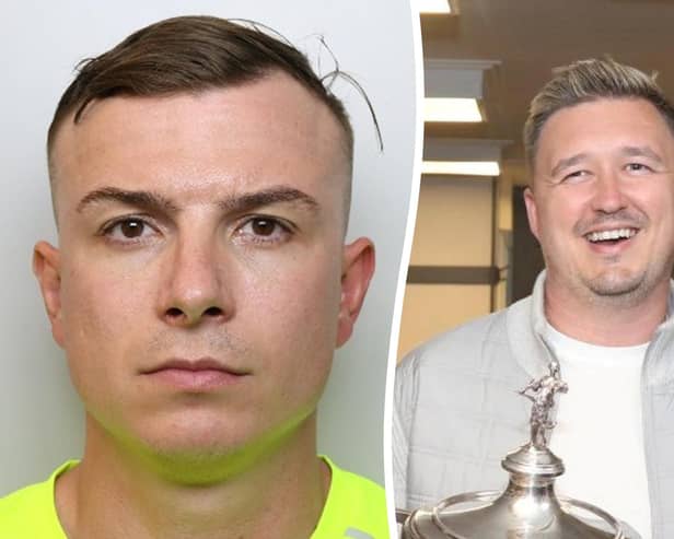Kane Lee, left, ransacked the home of snooker star Kyren Wilson, pictured right.