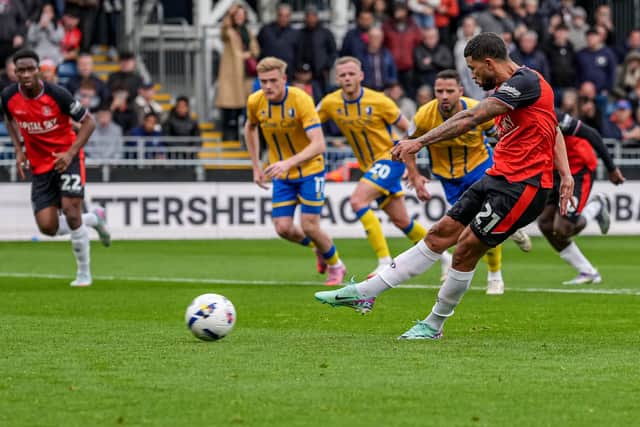 Nahki Wells saw his penalty saved by Liam Roberts on Saturday - pic: David Horn / PRiME Media Images