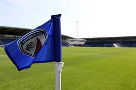 Luton striker Bim Pepple has moved to Chesterfield - pic: Ross Kinnaird/Getty Images