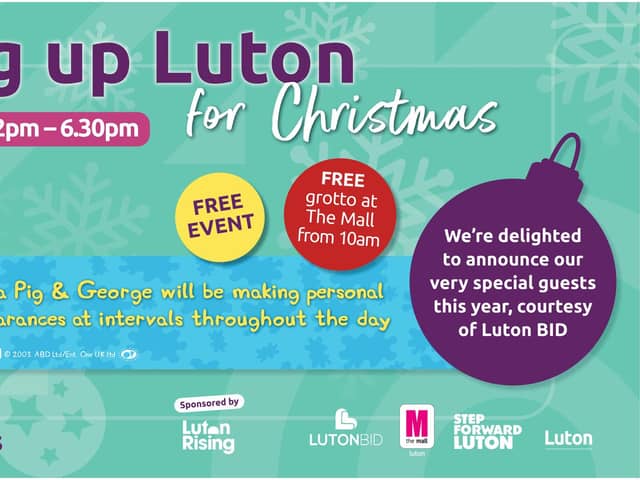 The countdown to Christmas in Luton starts next month