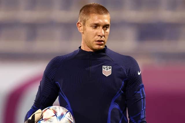 Luton keeper Ethan Horvath trains with the USA national team in Qatar