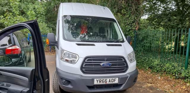 The van was stolen from Cowridge Crescent, Luton
