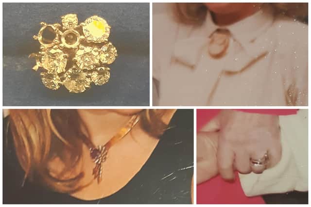 Some of the stolen jewellery