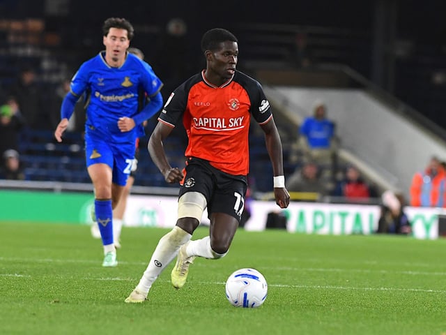 One of two players to drop out from the weekend, having gone straight into the rigours of League One football with just some U21s game behind him, but was brought on before half time, replacing Wells due to an injury for the forward. In the second period, he tried to double the lead instantly, cutting inside to fire a tame shot at the keeper. Looked like he lacked the confidence he finished Saturday with, but kept at it, creating the joint-most chances in the entire game. Spun away from his markers to get Luton going again and fired another attempt over, as he produced a whole-hearted effort.