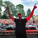 Party in the Park, Dunstable. Marvin Humes with crowds. Photo credit: John Chatterley