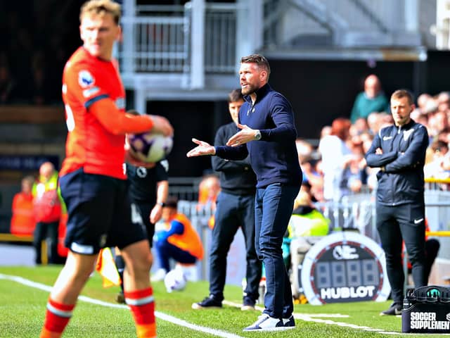 Hatters boss Rob Edwards - pic: Liam Smith