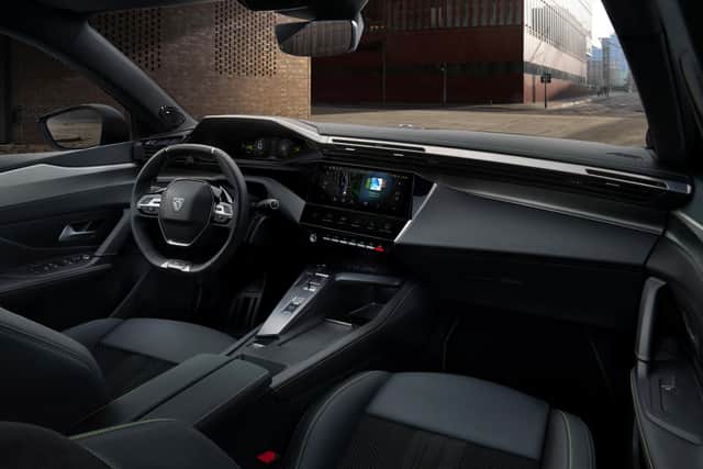 The 2021 Peugeot 308 gets the latest version of Peugeot's i-Cockpit interior