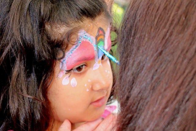 Activities at the event included face painting