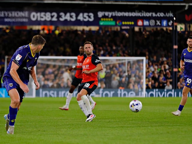 Couldn’t quite get into the game during the first period as he admitted afterwards that there was just something off about the whole opening 45 minutes from a Hatters perspective. Once Luton changed that after the break, he and his team-mates were able to get things right, pressing the home defenders into a number of mistakes. Sent one ambitious free kick straight at the keeper, but was in the right place to capitalise when Wells won the ball from the stopper, evading a last-ditch sliding tackle to tap home from a yard out.