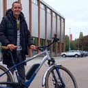 Mark Ryan and his Cycling UK bike. Picture: Cycling UK