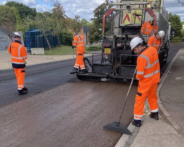 Central Bedfordshire Council is carrying out preventative road maintenance ahead of the winter months