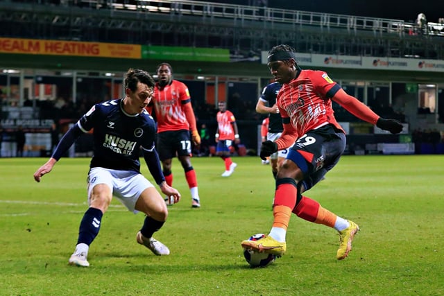 His ability and comfort on the ball gives Luton such an outlet when they have possession, always looking to break lines and get the Hatters on the front foot. One cross apart, his delivery was usually impressive on the night, none more so than when he strode forward to cross for Drameh to hit the bar, Adebayo converting the rebound.