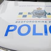 Close up of Bedfordshire Police car