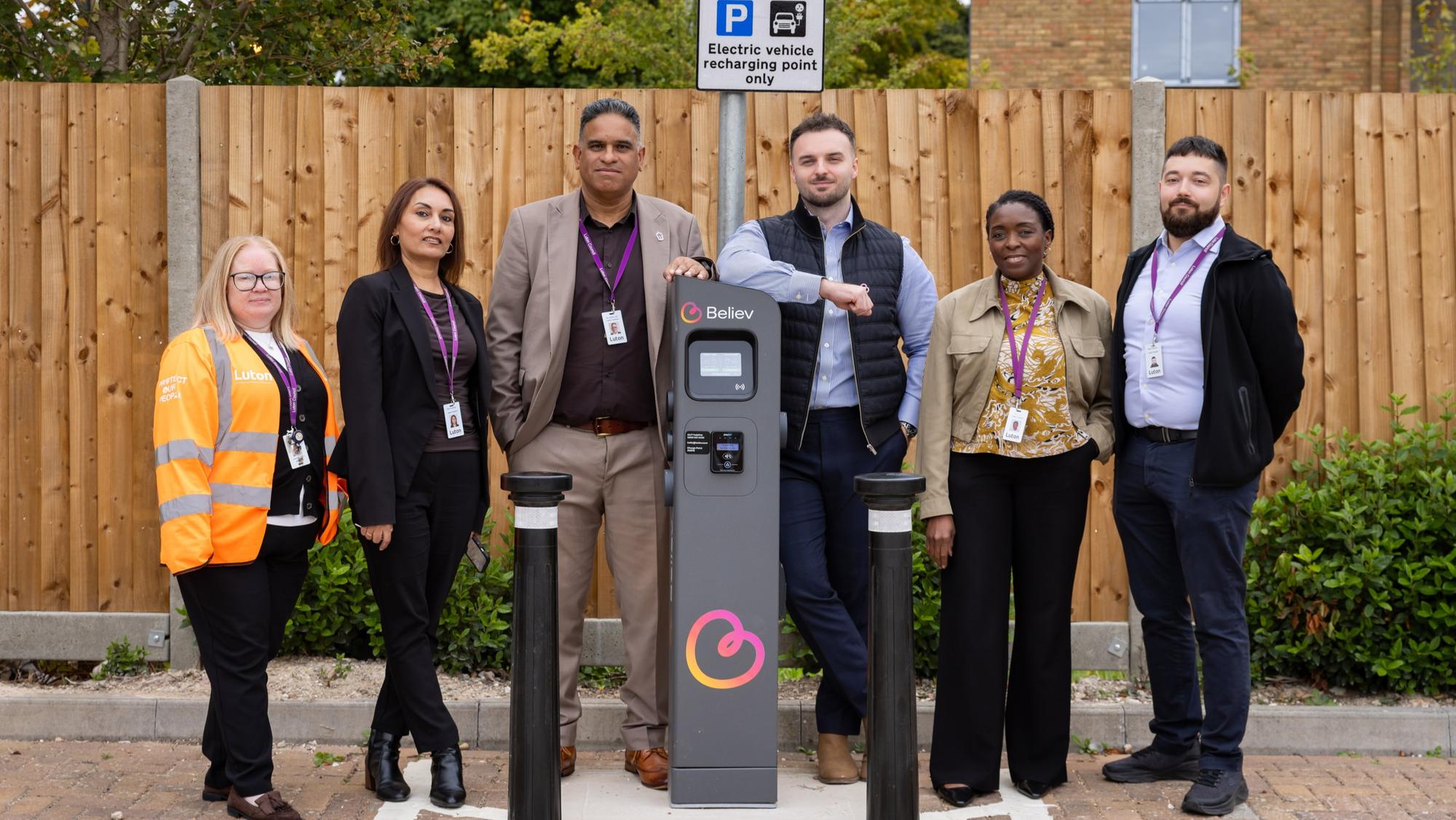 New electric car chargers installed at five Luton council housing sites