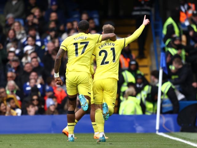 The Bees defeated Swansea at Wembley and then stayed up by some margin in their first ever season in the top flight, post-World War II. Sitting 13th, it saw Thomas Frank's team finish above the likes of Aston Villa and Everton, 11 points clear of the bottom three, winning at Stamford Bridge and also defeating Arsenal.