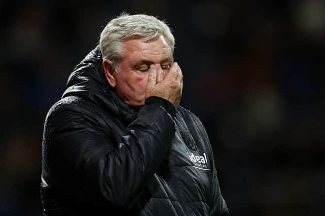 Steve Bruce is under real pressure at the Hawthorns