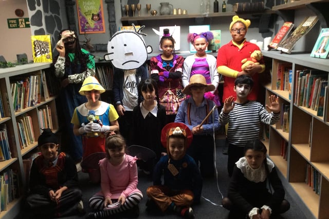 A host of colourful characters at Wenlock CE Academy. How many do you recognise?
