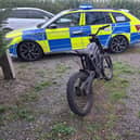 The seized e-Bike. Image: Ampthill Community Policing Team.