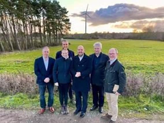 Roads Minister Richard Holden met with MP Andrew Selous and Hockliffe parish councillors on the A5