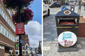 Some of the new signs in Luton