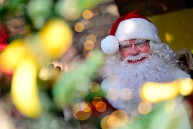 A man dressed as Father Christmas (Photo by TOBIAS SCHWARZ/AFP via Getty Images)