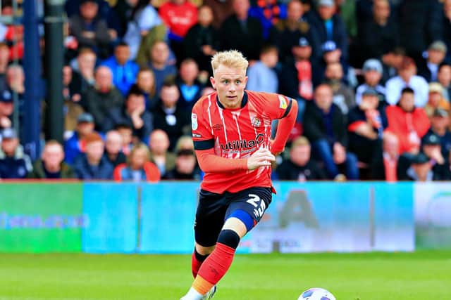 Town striker Joe Taylor has joined Colchester United on loan - pic: Liam Smith