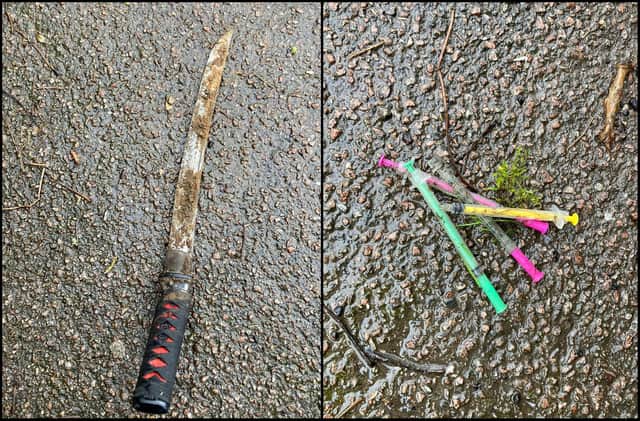 The items that were found. Picture: Central Bedfordshire Council