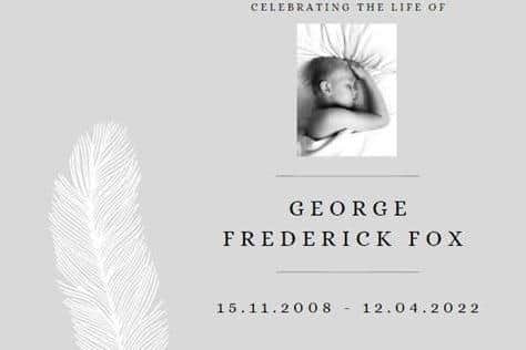George's funeral takes place tomorrow