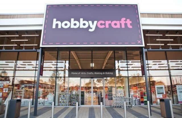 Outside of a Hobbycraft store. Picture: Hobbycraft