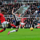 Chiedozie Ogbene goes close to a stoppage time winner at Newcastle on Saturday - pic: Liam Smith