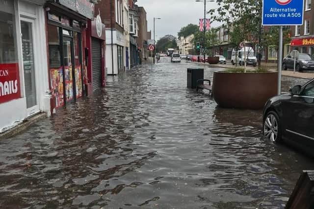 Flooding in High Street North