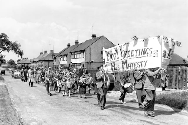 Lewsey Rd Coronation Party 1953