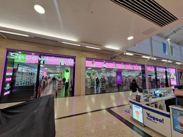 Superdrug official opening after expansion on 6th February