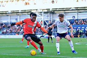 Chiedozie Ogbene in possession against Bolton Wanderers - pic: Liam Smith