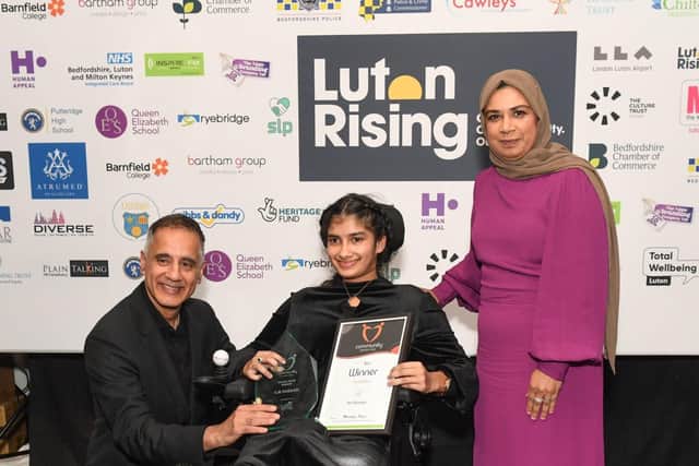 Ilm Hussain was the recipient of the Young Hero Award