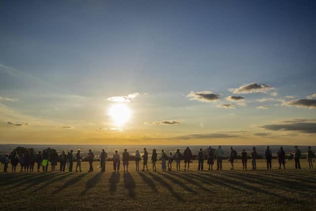 More than 600 people took part in the Green Space Dark Skies show at Dunstable Downs.    Phil Jones Photography