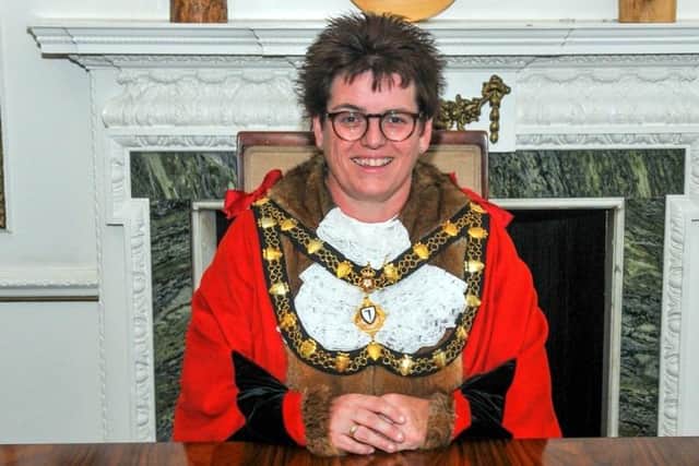 Dunstable Town Mayor Cllr Liz Jones. Photo: John Chatterley.