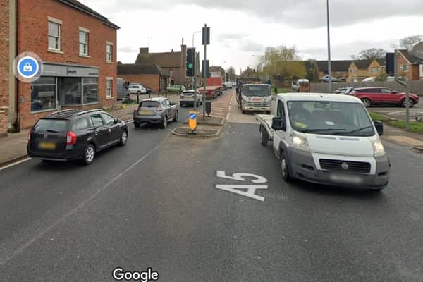 More than 20,000 vehicles travel through Hockliffe village a day - Photo Google Maps