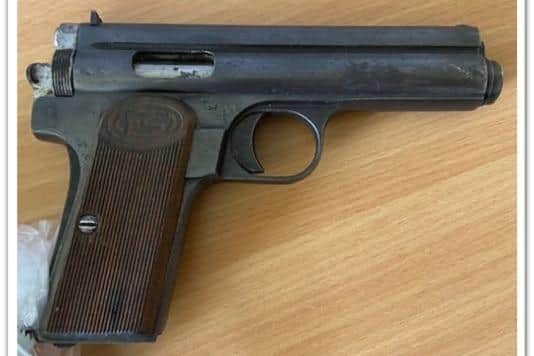 The Second World War Frommer Stop self-loading pistol handed in as part of gun amnesty