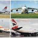 A variety of aircraft photographed by Russell Search at Luton Airport