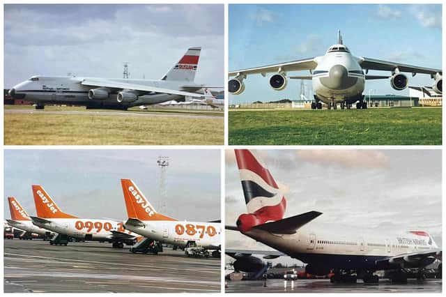 A variety of aircraft photographed by Russell Search at Luton Airport
