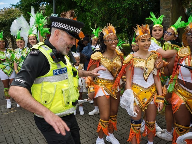Sergeant Phil Boyd busting a move.