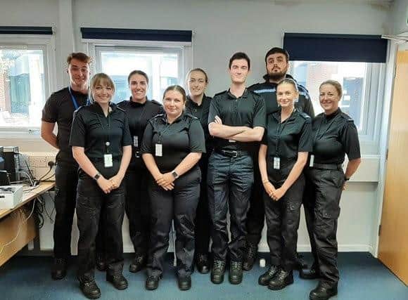 The new trainee detective constables who joined Beds Police today (26/6)