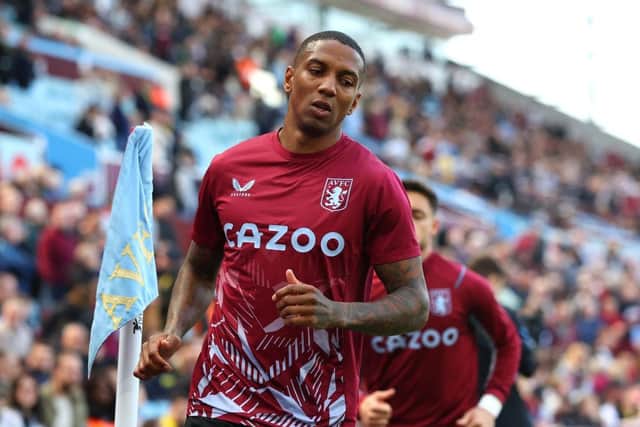 Ashley Young warms up ahead of Aston Villa's Premier League clash with Tottenham Hotspur - pic: Marc Atkins/Getty Images