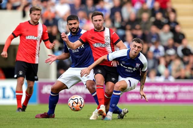 Town midfielder Jordan Clark is out of Saturday's' Premier League curtain-raiser at Brighton - pic: David Rogers/Getty Images
