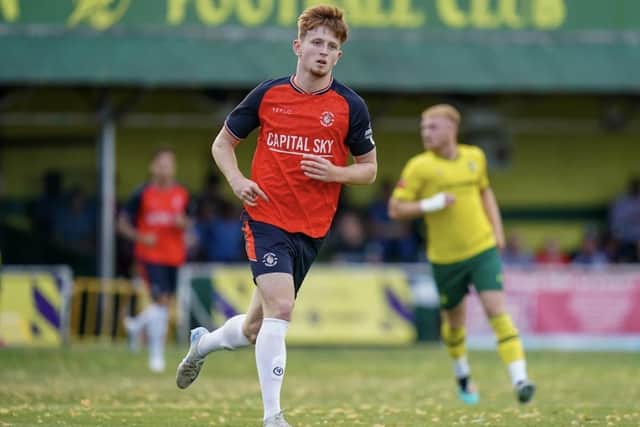 Striker Oli Lynch has signed for League Two side Port Vale - pic: Luton Town FC