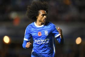 Tahith Chong in action for Birmingham City