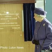 The Queen opened Luton Parkway Station in November 1999