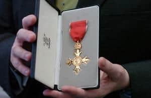 New Year's Honours medal. Picture: Government