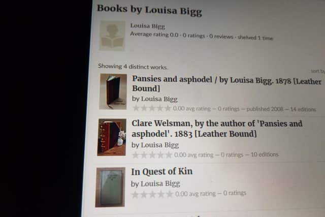 Novels by Louisa Bigg
